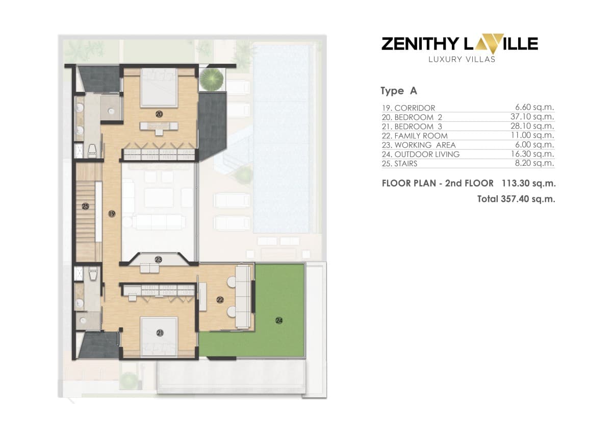 Zenithy La Ville Type A 2e étage