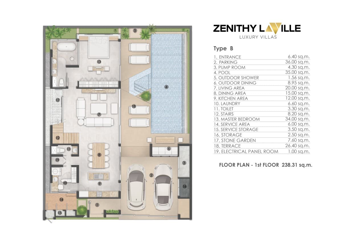 Zenithy La Ville Type B 1er étage