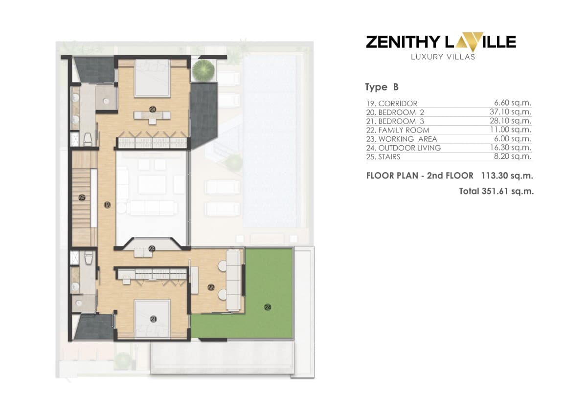 Zenithy La Ville Type B 2e étage